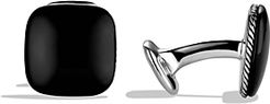 Streamline Cufflinks with Black Onyx