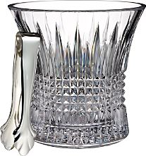 Lismore Diamond Ice Bucket with Tongs