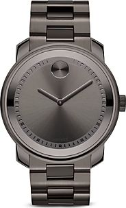 Bold Ion Plated Gunmetal Gray Stainless Steel Watch, 42.5mm