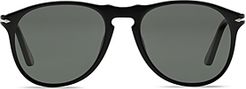 Polarized Icons Collection Evolution Pilot Sunglasses, 55mm