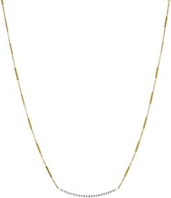 18K Yellow Gold Goa Necklace With Diamonds, 16