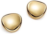 14K Yellow Gold Daped Disc Earrings - 100% Exclusive