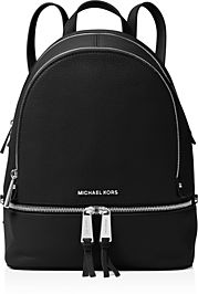 Rhea Zip Medium Leather Backpack