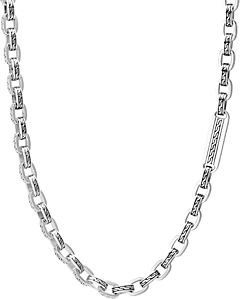 Sterling Silver Classic Chain Link Necklace, 26