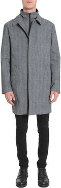 monforte tweed trench coat