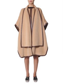 combed wool cape