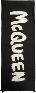 graffiti logo scarf