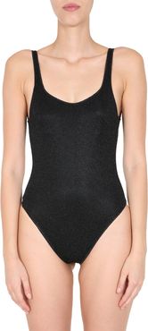 "lurex sporty maillot"one piece swimsuit