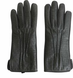 gloves in printed nappa