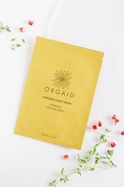 Vitamin C Revitalizing Organic Mask by ORGAID at Free People, Organic mask, One Size
