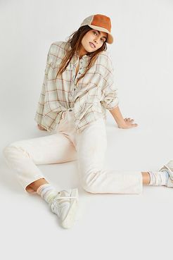 Wedgie Straight Jeans by Levi's at Free People, In The Peach, 27