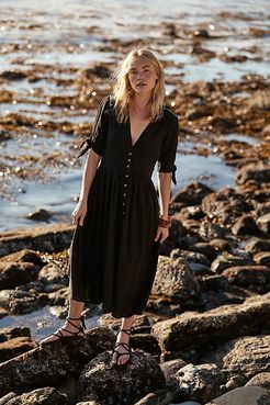Love Of My Life Midi Dress by Endless Summer at Free People, Black, XS