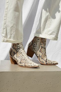 Vegan Going West Boot by Matisse at Free People, Orange Snake, US 7