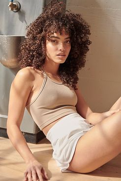 Happiness Runs Crop by FP Movement at Free People, Brushed Taupe, XS/S