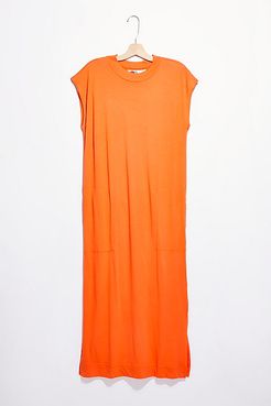 All Day Long Midi T-Shirt Dress by FP Beach at Free People, Coral Dreamer, XS