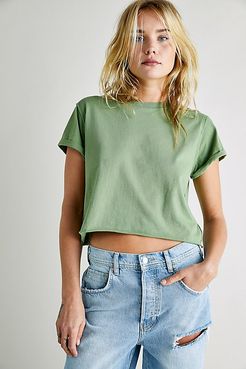 The Perfect Tee by We The Free at Free People, Washed Green, L