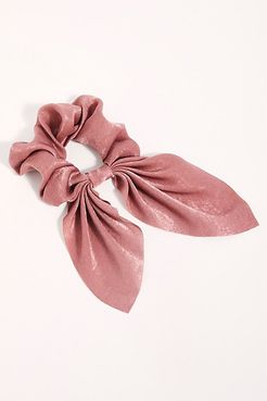 Solid Milano Scrunchie by Free People, Blush, One Size