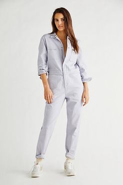 Union Coverall by Lee at Free People, Deep Fog, XS