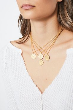 Ascending Medallion Necklace by CAM Jewelry at Free People, Aquarius, One Size