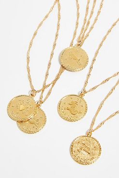 Ascending Medallion Necklace by CAM Jewelry at Free People, Capricorn, One Size