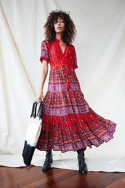 Rare Feelings Maxi Dress by Free People, Red Combo, XS