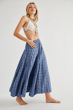 Lily Cotton Maxi Skirt by CP Shades at Free People, French Blue Voile, XS