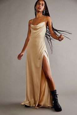 The Rosabel Maxi Dress by Fame and Partners at Free People, Light Latte, US 8