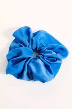 Super Satin Scrunchie by Free People, Azure, One Size