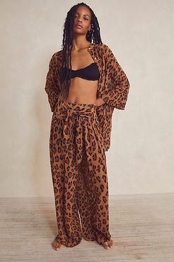 Wake Up Pants by Intimately at Free People, Tobacco Combo, XS