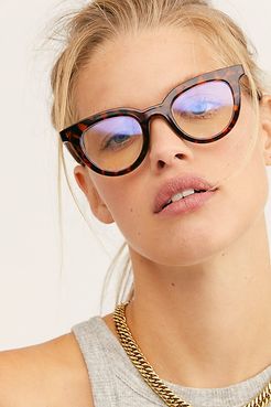 Canyon Blue Light Glasses by I SEA at Free People, Tortoise, One Size