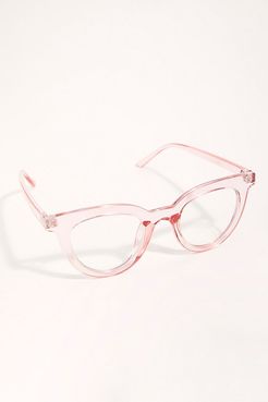 Canyon Blue Light Glasses by I SEA at Free People, Pink, One Size