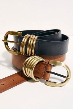 Rori Leather Belt by FP Collection at Free People, Cognac, M/L