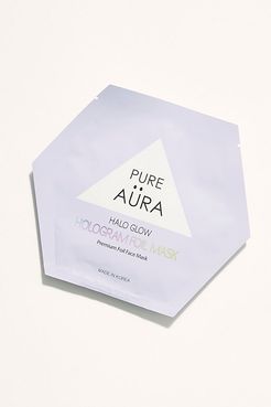 Hologram Foil Sheet Mask by Pure Aura at Free People, Halo Glow, One Size