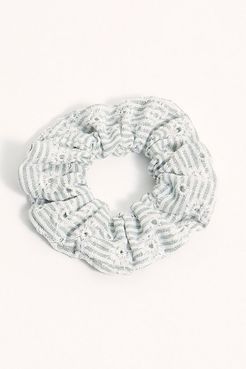 Penny Lane Scrunchie by Free People, Green Stripe, One Size