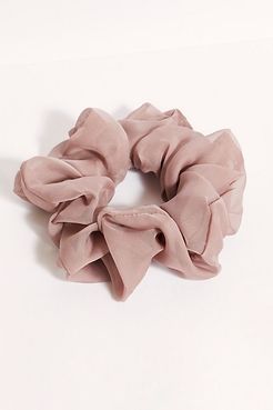 Sheer Super Scrunchie by Free People, Taupe, One Size