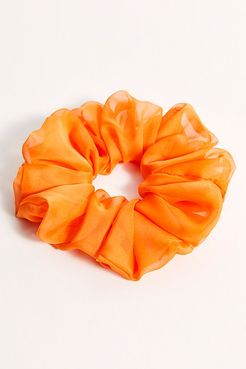 Sheer Super Scrunchie by Free People, Orange, One Size