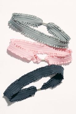 Pirouette 3-Pack Headbands by Free People, Pink / Navy, One Size