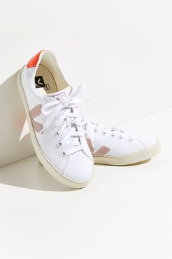 Canvas Esplar Sneakers by Veja at Free People, White / Babe / Orange Fluo, EU 38