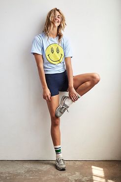 Buti Happy Tee by Daydreamer at Free People, Aurora Blue, S