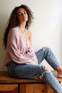Eclair Cardi by Free People, Mauve Moon, M
