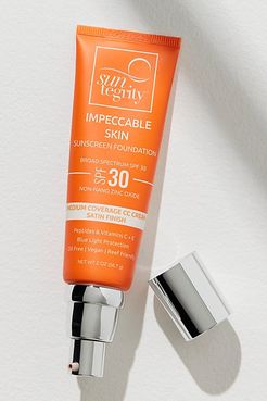 Impeccable Skin Moisturizing Face Sunscreen by Suntegrity at Free People, Buff, One Size