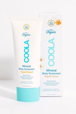 Mineral Body Organic Sunscreen 3.4oz by COOLA at Free People, Tropical Coconut, One Size