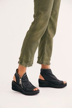 Hazel Zip Wedges by A.S.98 at Free People, Black, EU 37