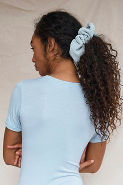 Softest Cord Super Scrunchie by Free People, Sky Blue, One Size