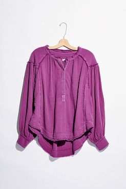 Beach Day Pullover by We The Free at Free People, Viola, XS