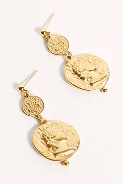 Coin Earrings by Amber Sceats at Free People, Gold, One Size