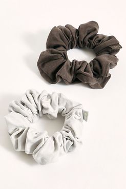 Organic Plastic-free Scrunchie Set by Kooshoo at Free People, Moonshadow, One Size