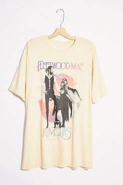 Fleetwood Mac Tee Shirt Dress by Live Nation at Free People, White, XS/S