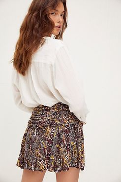 Saturday Sun Mini Skirt by Free People, Day And Night Combo, US 6