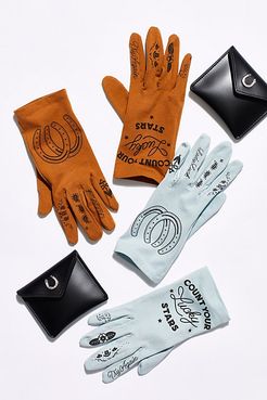 Keep It Clean Washable Pocket Gloves by Understated Leather at Free People, Tobacco, One Size